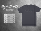 Next Level 6210 unisex t-shirt size chart with measurements and graphic.