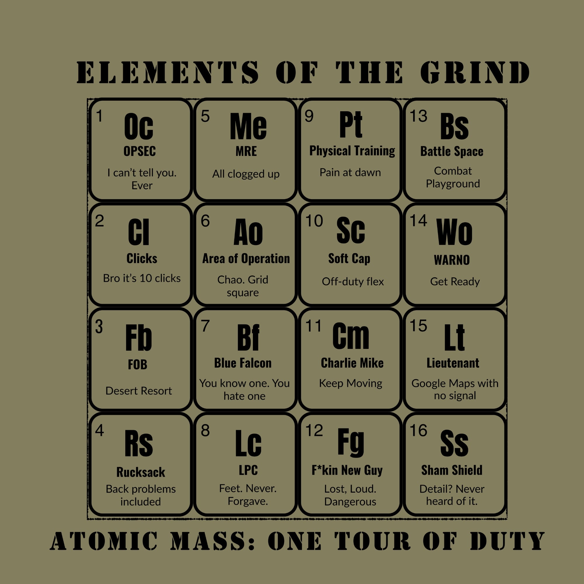 The Grind Tee | Military Edition