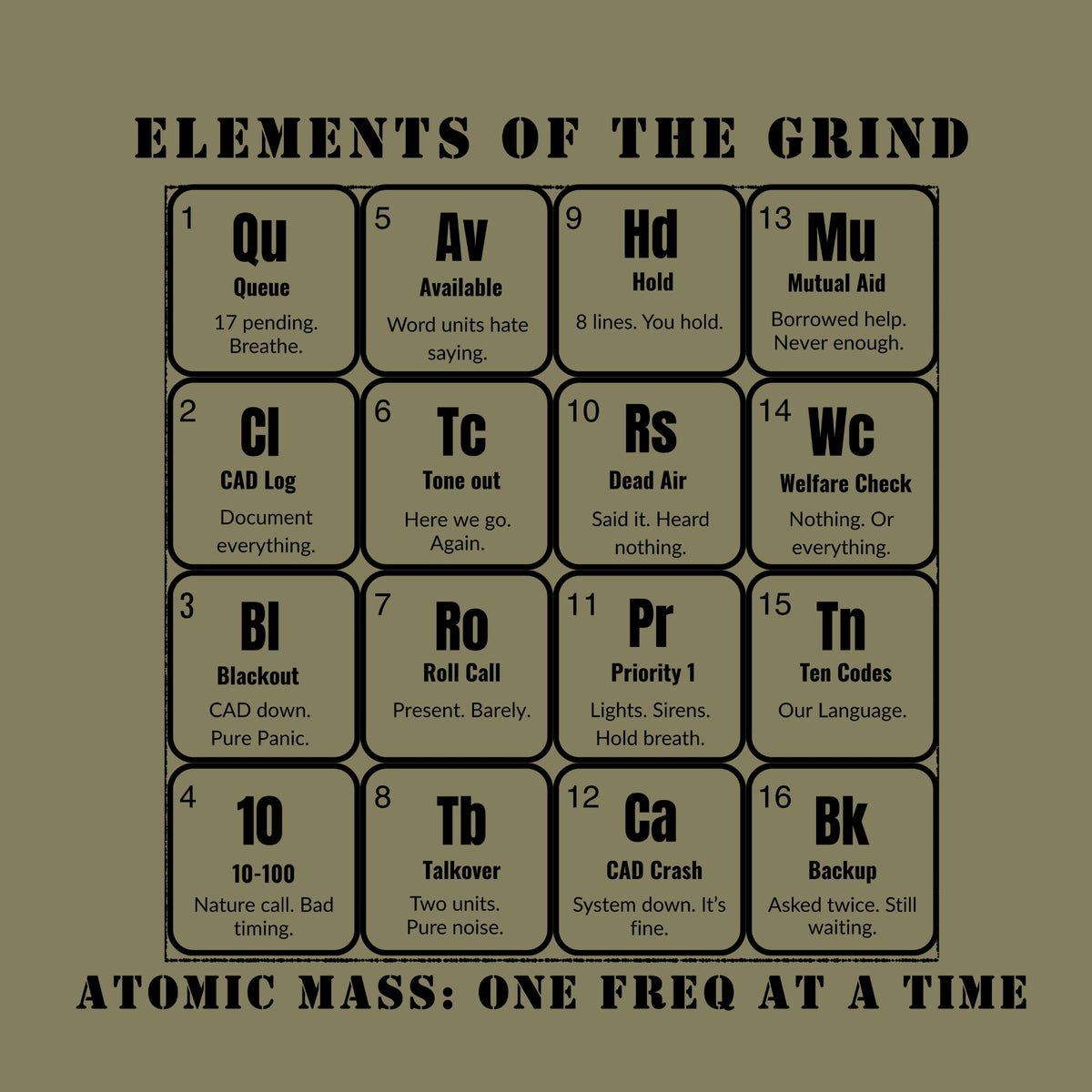 The Grind Tee | Dispatcher Edition