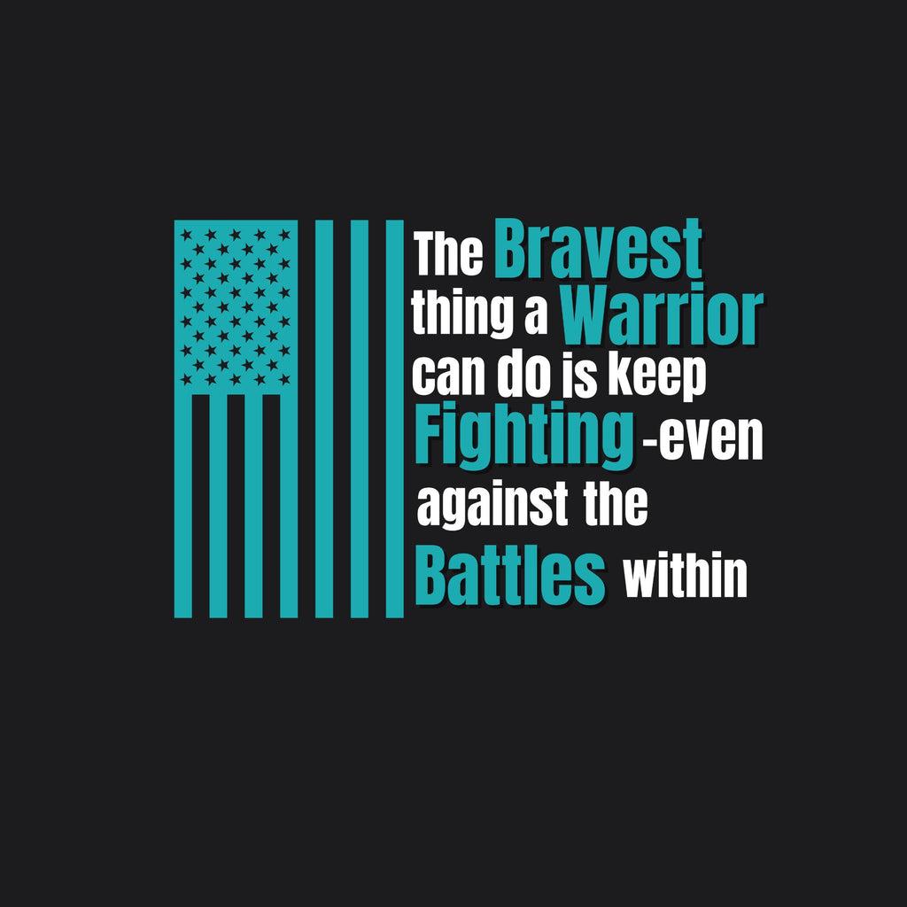 Close up image of the back design for the Be the reason 22 falls Tshirt from Tactical Pause Apparel