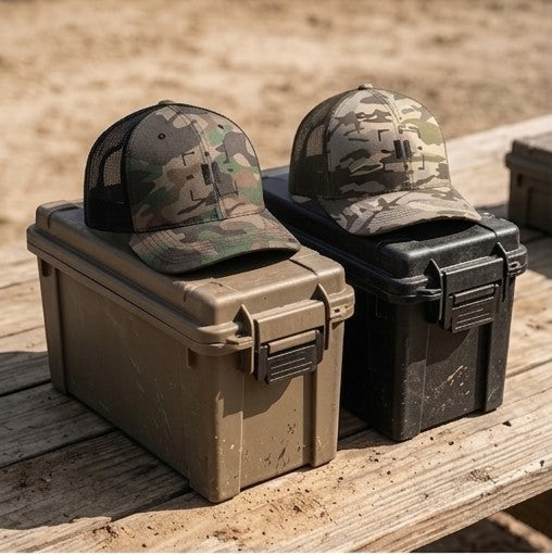 Headgear | Embroidered Camo Trucker Hat
