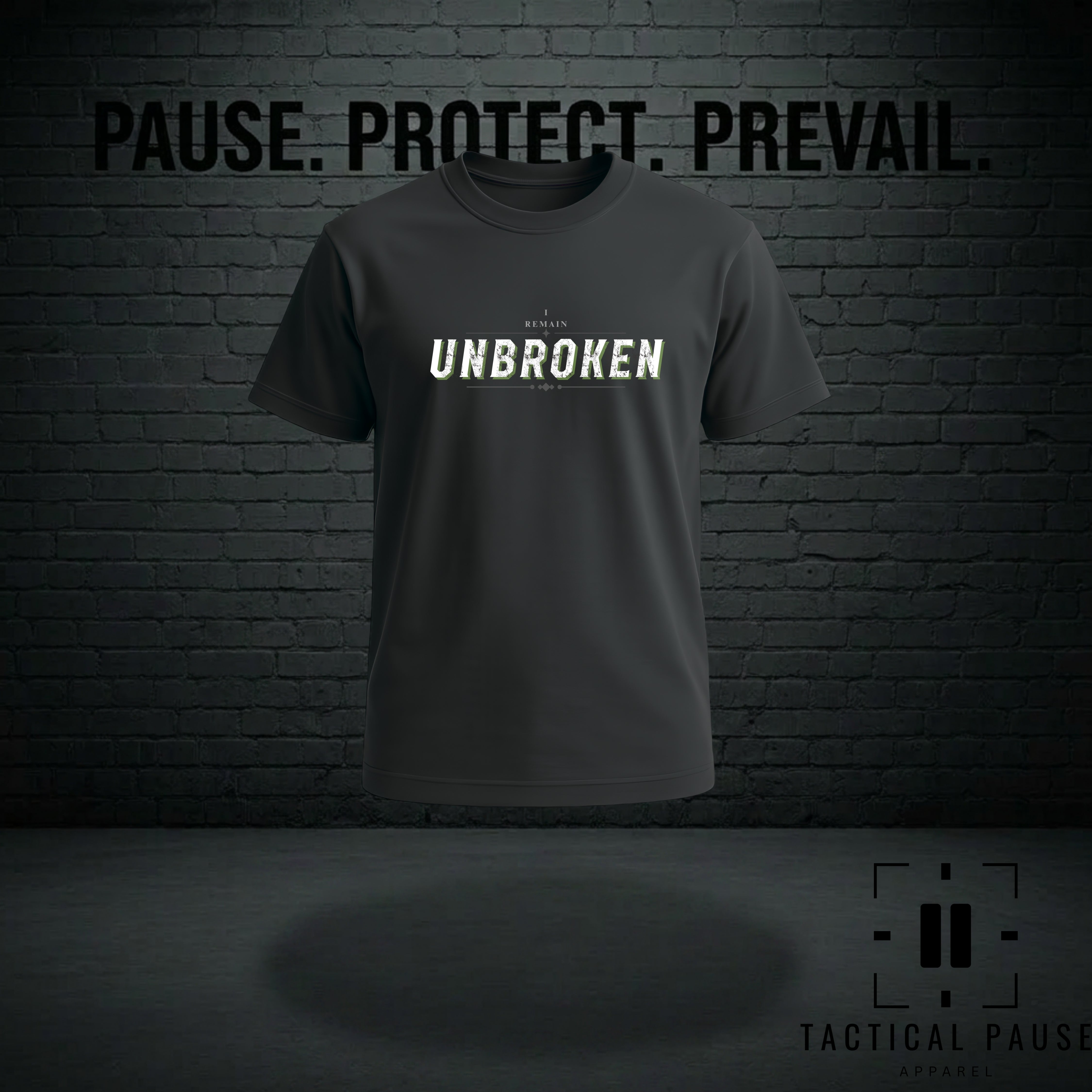 Unbroken T-Shirt | Premium Apparel – Tactical Pause Apparel