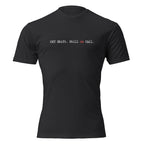 "Off Shift Still On Call" graphic tee in Black, front view — Tactical Pause Apparel