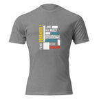 "I'm Not Paranoid" graphic tee in Dark Heather Gray, front view — Tactical Pause Apparel