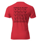 "The Grind | Military Edition" graphic tee in Red, back view — Tactical Pause Apparel