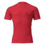 "The Grind | Military Edition" graphic tee in Red, front view — Tactical Pause Apparel