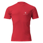 "The Grind | LEO Edition" graphic tee in Red, front view — Tactical Pause Apparel