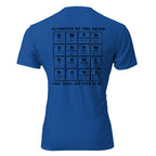 "The Grind | Military Edition" graphic tee in Royal Blue, back view — Tactical Pause Apparel