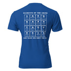 "The Grind | EMS Edition" graphic tee in Royal Blue, back view — Tactical Pause Apparel