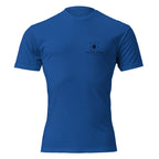 "The Grind | Military Edition" graphic tee in Royal Blue, front view — Tactical Pause Apparel