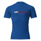 "UNApologetic" graphic tee in Royal Blue, front view — Tactical Pause Apparel